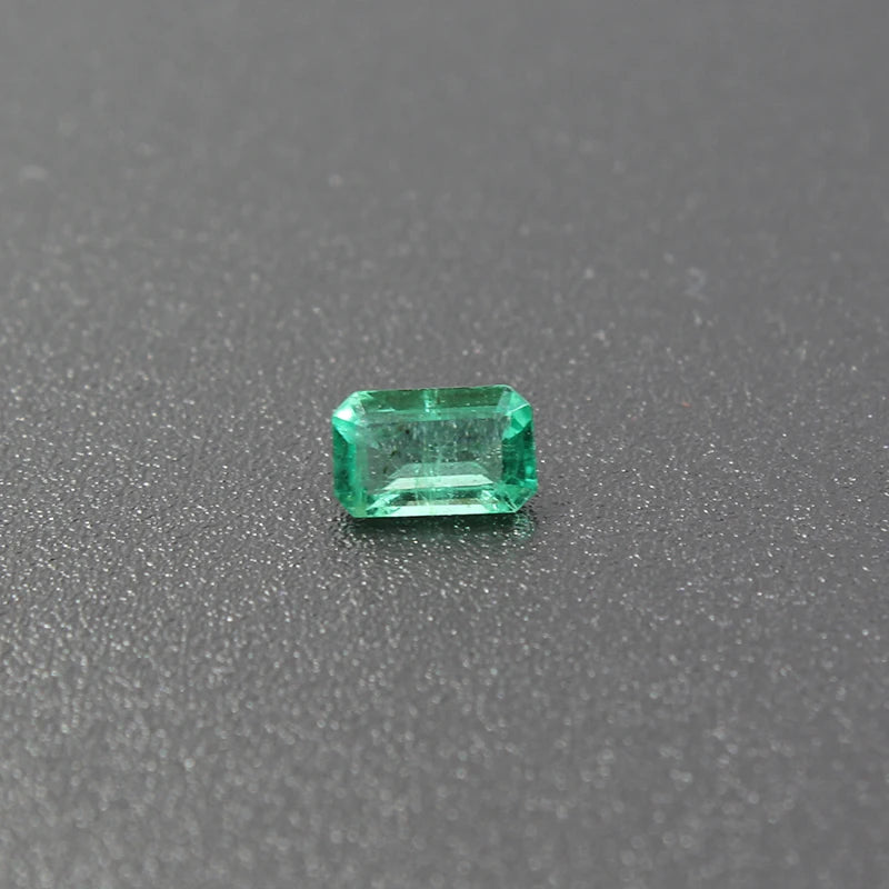 0.4ct Natural Emerald Loose Stone for Engagement Ring 4 Mm * 6 Mm Real Emerald Jewelry DIY
