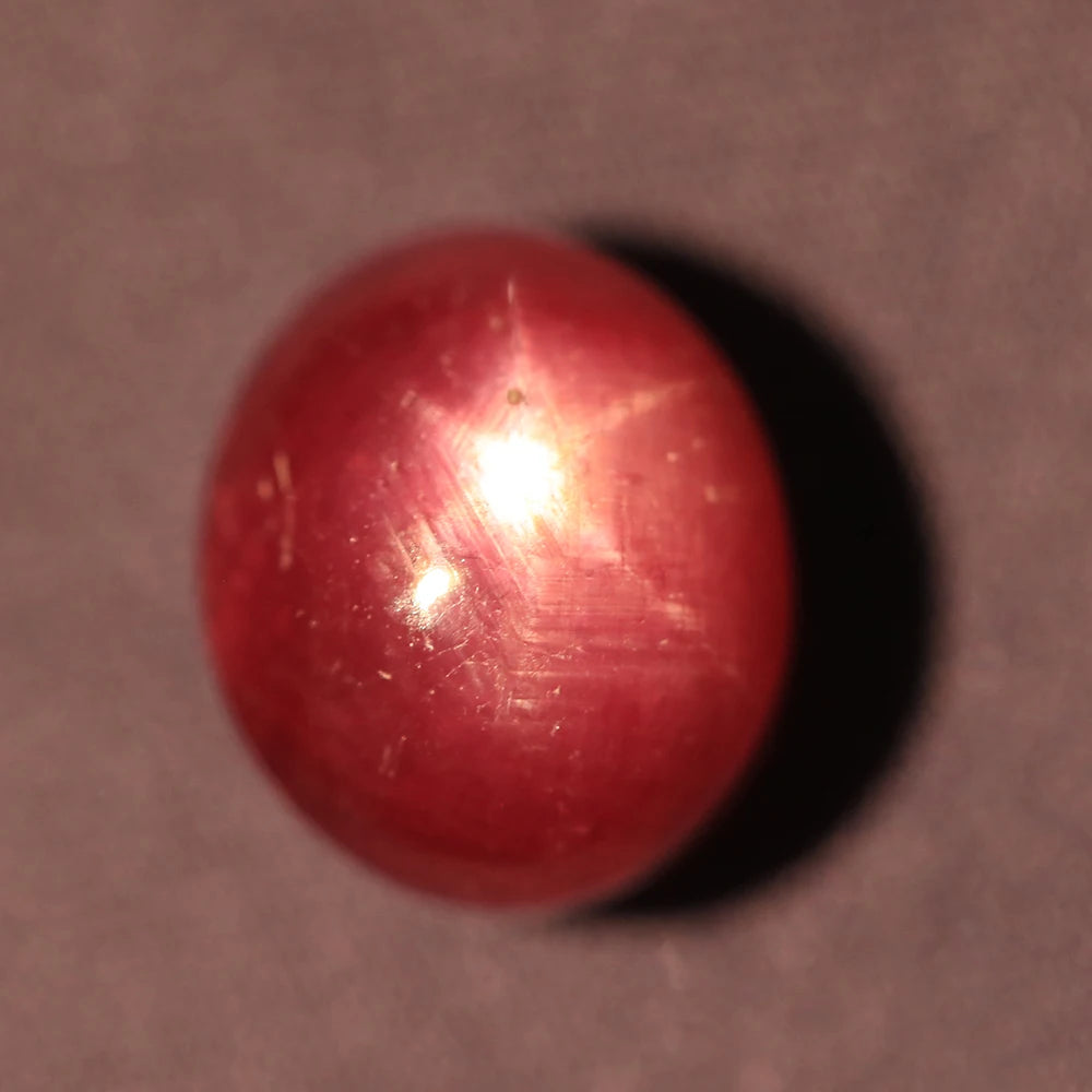 Gemstone Natural Ruby Star Ruby 7ct Pendant Ring Pigeon Ruby blood Custom Stone Oval Cabochon Smooth Polished Surface Egg Shape