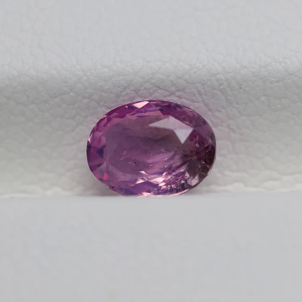 Gem 1.05ct Pink Sapphire Rectangle 6.52X5.04X3.25mm Private Custom Ring Pendant Earring Main Stone Natural Untreated