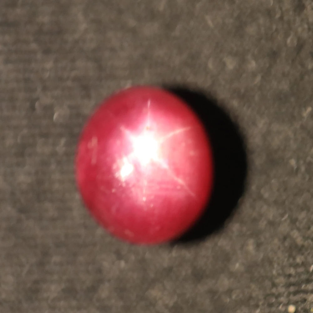 Gemstone Natural Ruby Star Ruby 7ct Pendant Ring Pigeon Ruby blood Custom Stone Oval Cabochon Smooth Polished Surface Egg Shape