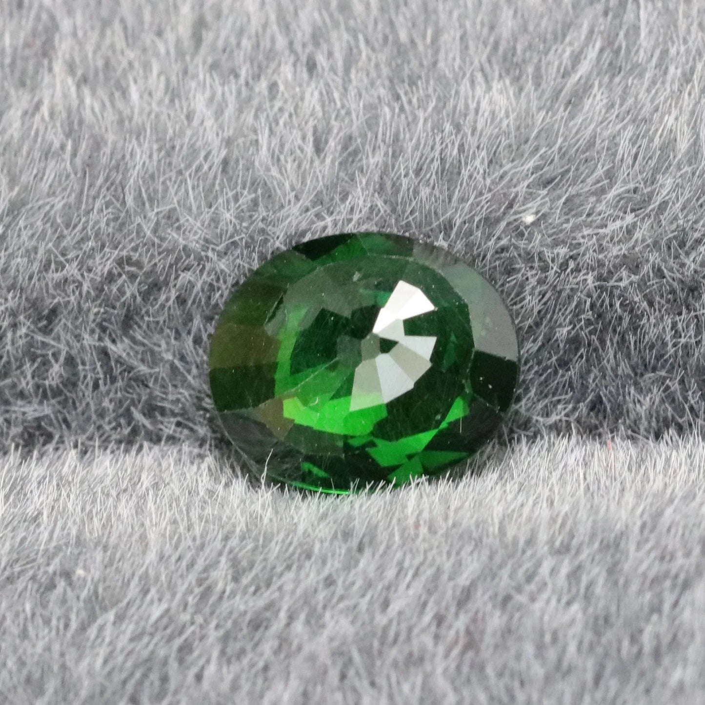 Gemstone 1.3ct Tsavorite Garnet Oval8.15X6.80X2.92mm Private Custom Ring Pendant Earring Main Stone Natural Untreated