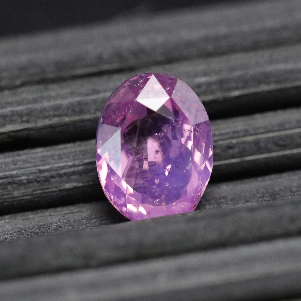Gem 1.05ct Pink Sapphire Rectangle 6.52X5.04X3.25mm Private Custom Ring Pendant Earring Main Stone Natural Untreated