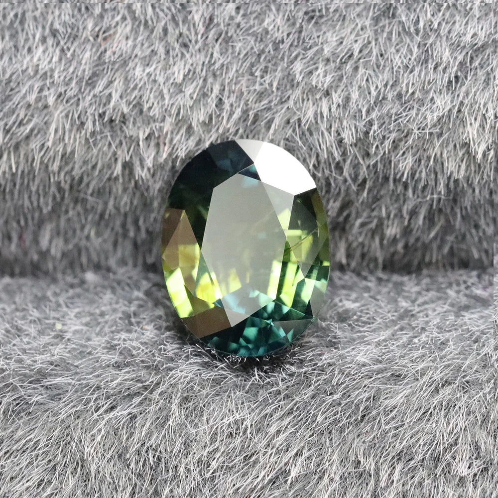 Gemstone 1.70ct Sapphire Oval 6.43X8.22X3.61mm Private Customized Ring Pendant Earring Main Stone Natural Untreated