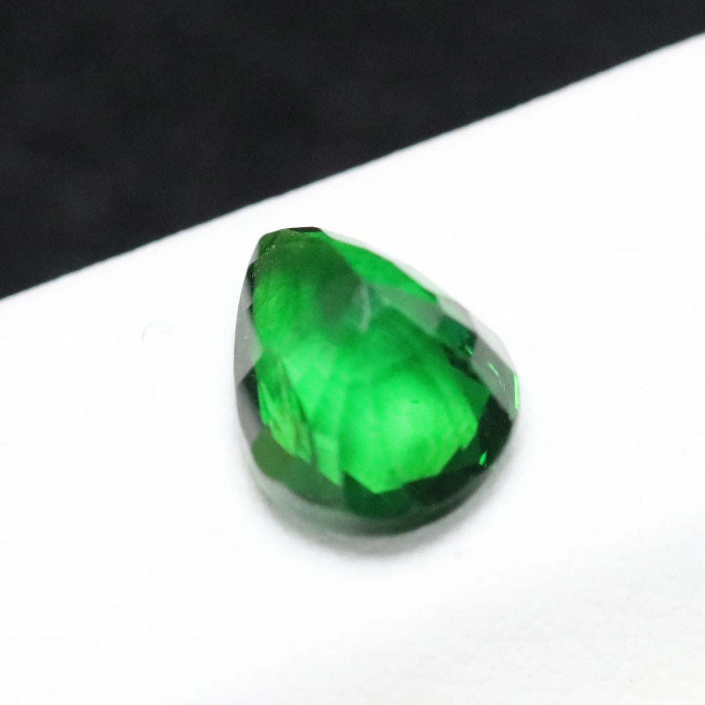 Gemstone1.6ctTsavorite Garnet Water drop shape8.46X6.48X4.16mm Private Custom Ring Pendant Earring Main Stone Natural Untreated