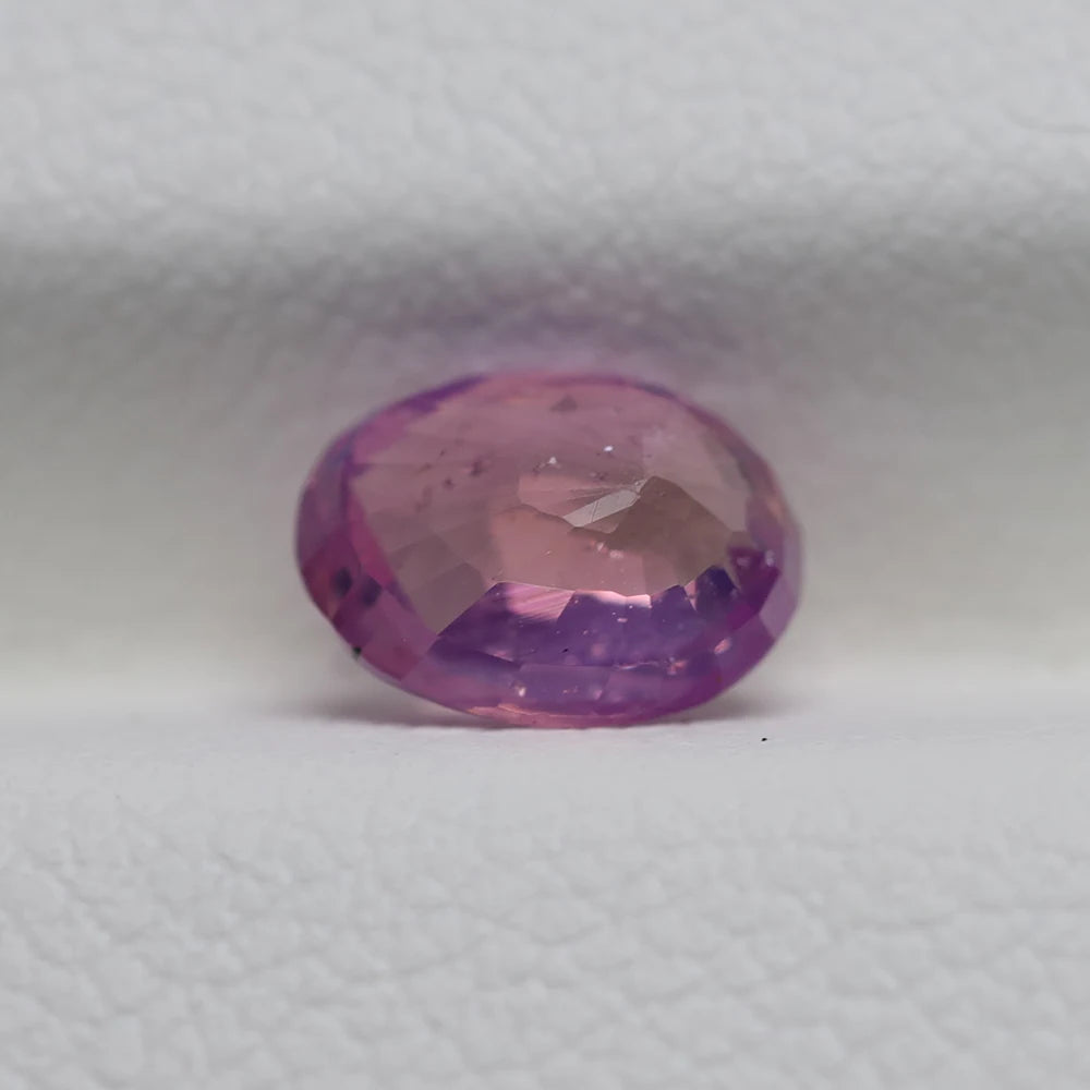 Gem 1.05ct Pink Sapphire Rectangle 6.52X5.04X3.25mm Private Custom Ring Pendant Earring Main Stone Natural Untreated