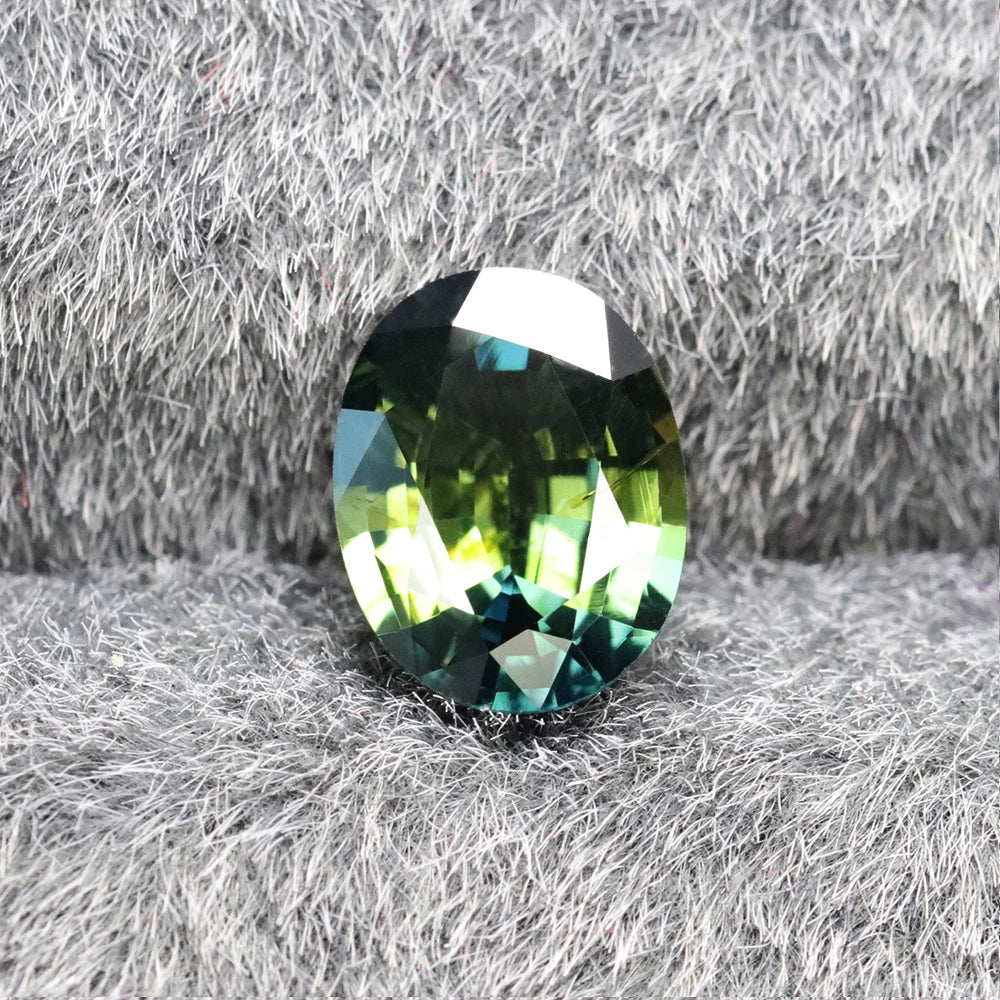 Gemstone 1.70ct Sapphire Oval 6.43X8.22X3.61mm Private Customized Ring Pendant Earring Main Stone Natural Untreated