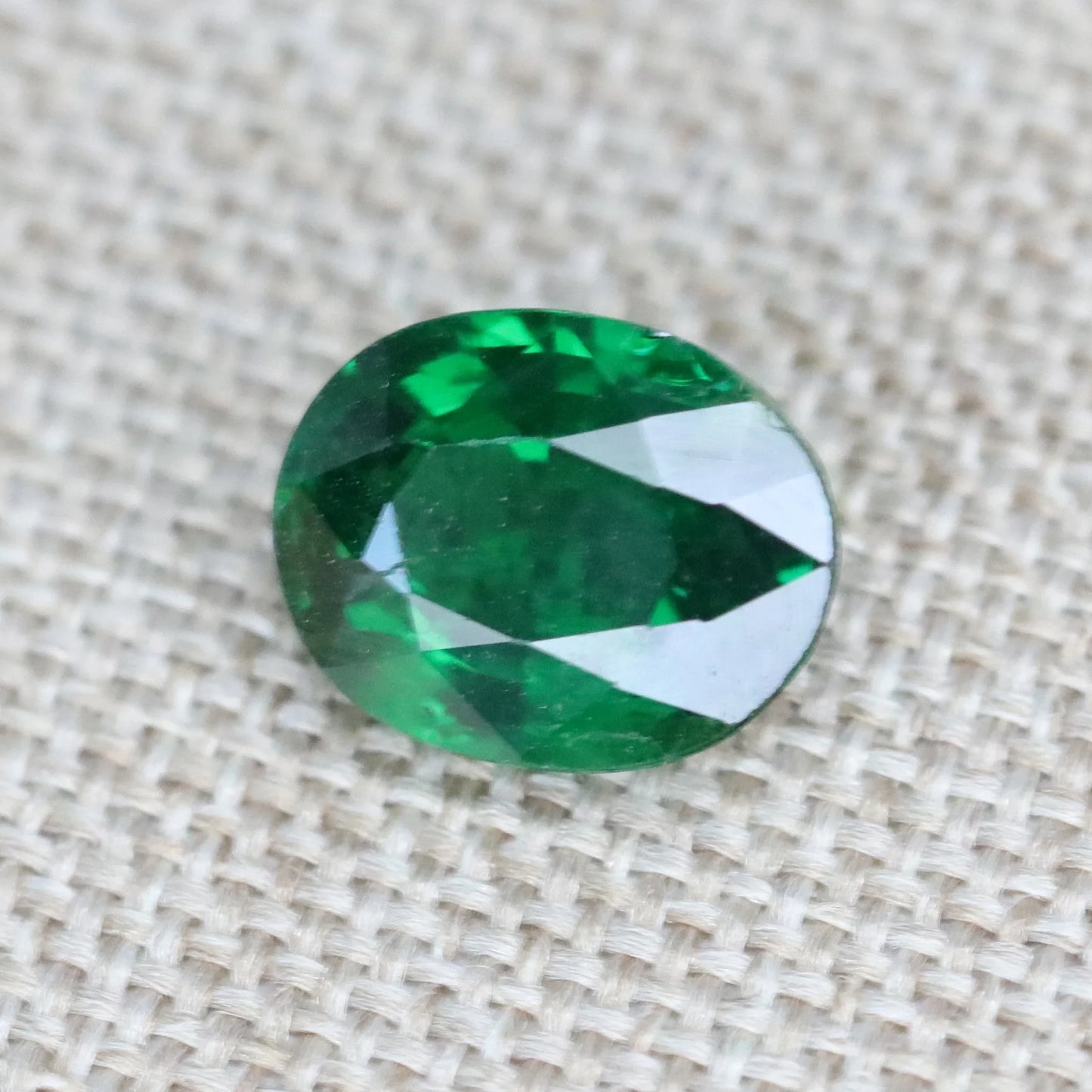 Gemstone 1.60ct Tsavorite Garnet Oval 7.93X6.23X3.98mm Private Custom Ring Pendant Earring Main Stone Natural Untreated