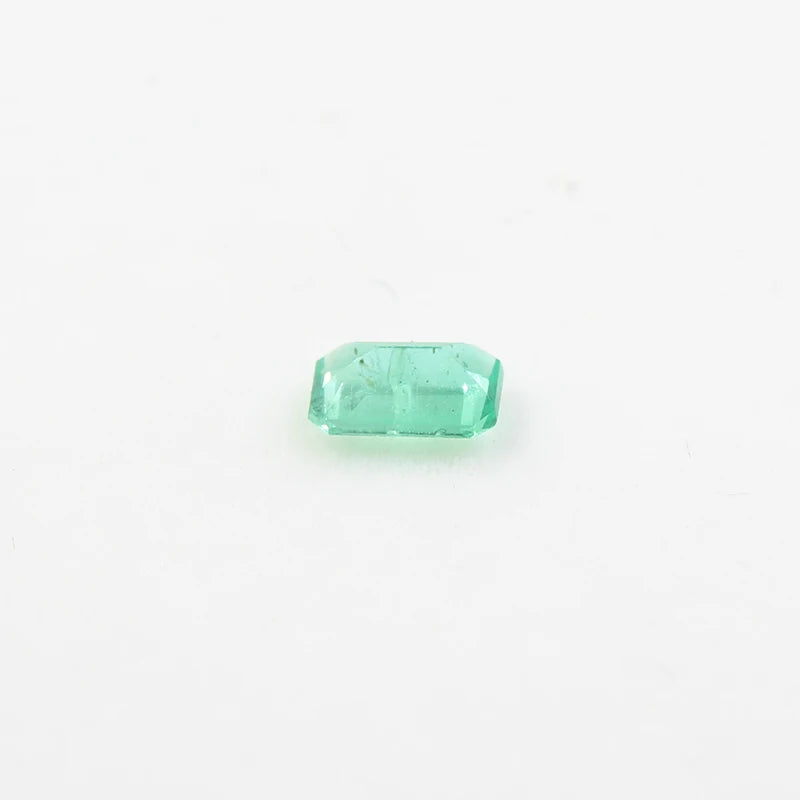 0.4ct Natural Emerald Loose Stone for Engagement Ring 4 Mm * 6 Mm Real Emerald Jewelry DIY