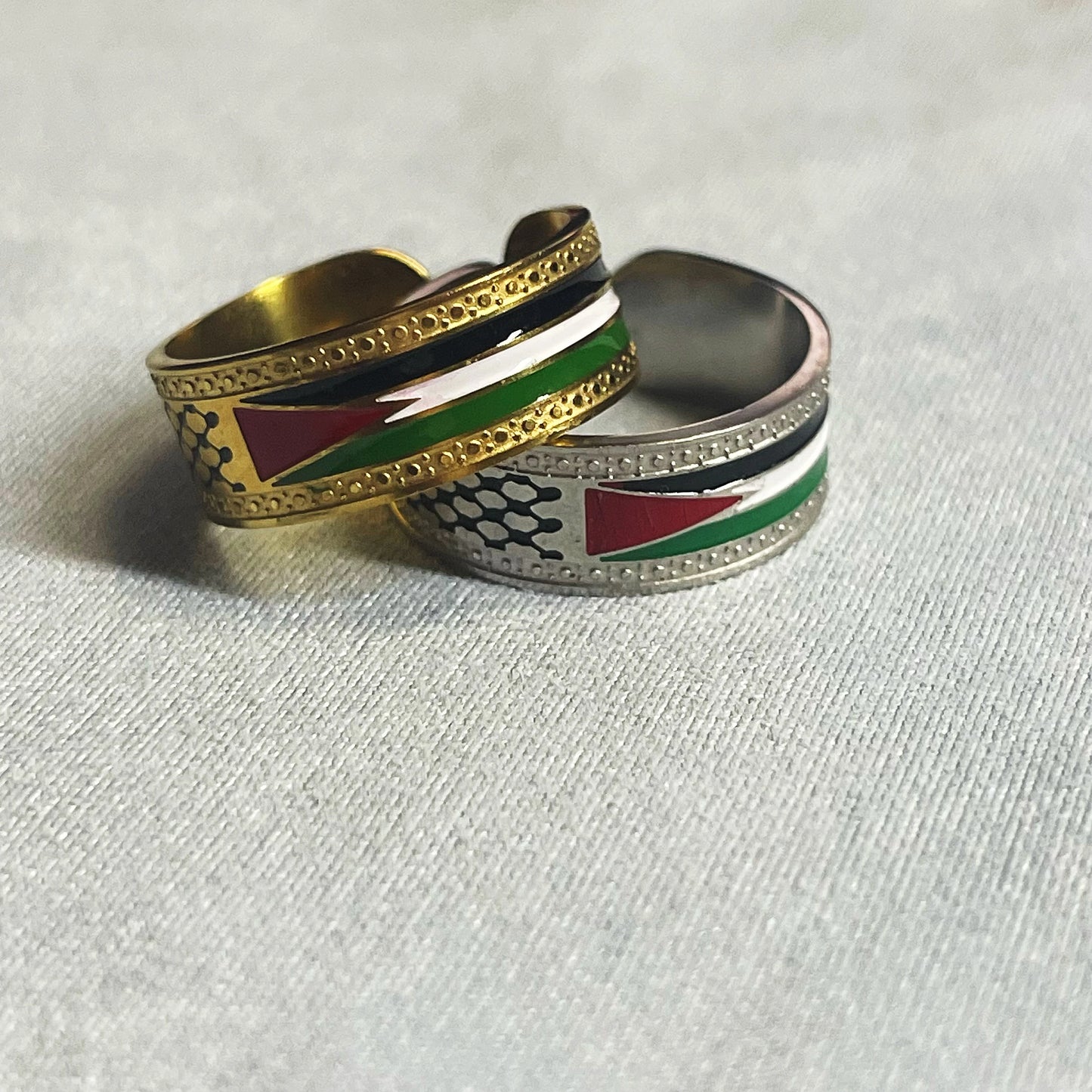 Nouveau foulard palestinien de style national arabe à la mode et exquis, anneau ouvert Kufiya pour hommes et femmes de tempérament, bijoux cadeaux