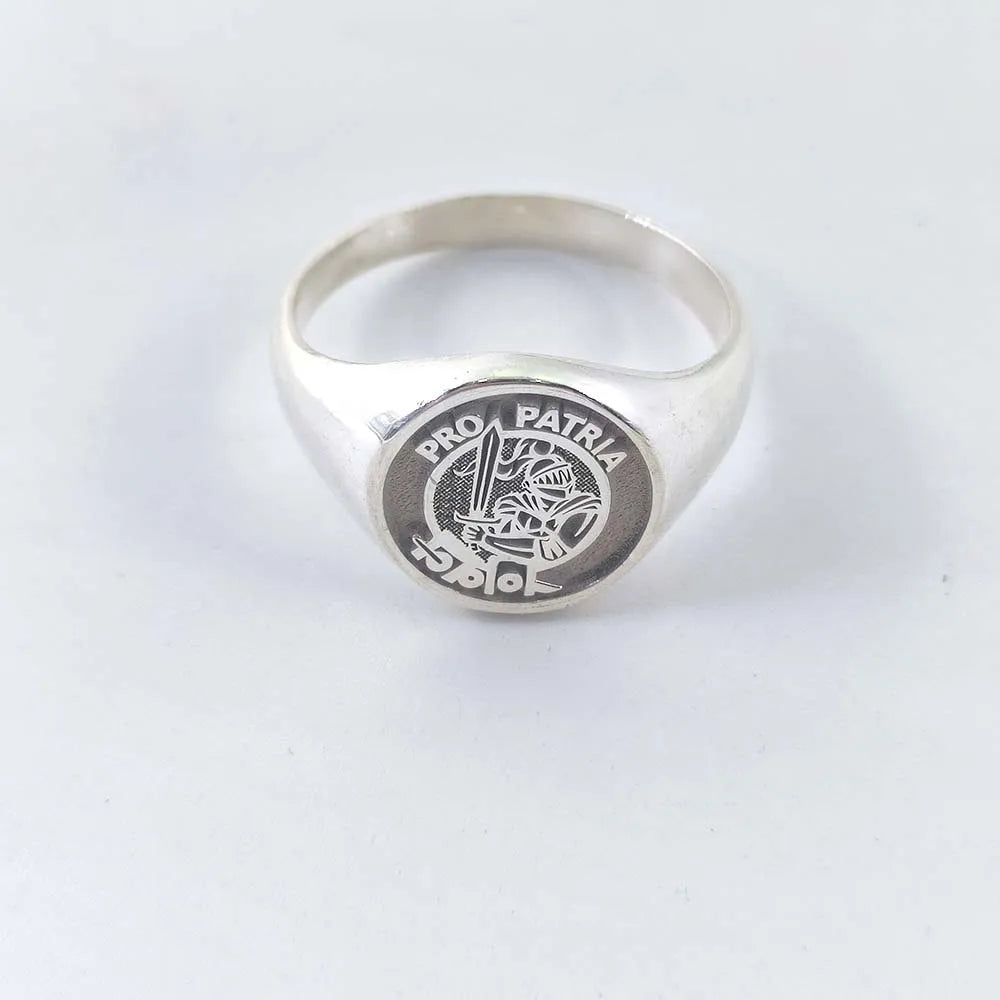 Bague en argent massif 925 avec nom gravé 13 mm Bague ronde personnalisée avec photo gravée en 3D ou à plat Bagues chevalières pour Cindy