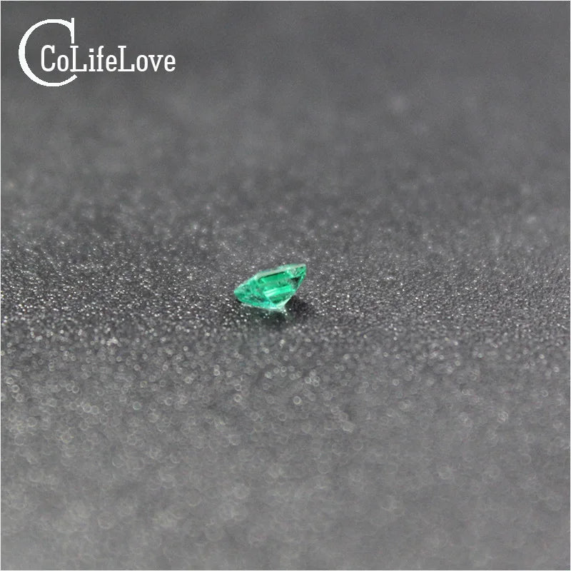 4mm*4mm Natural SI Grade Emerald Loose Gemstone From Colombia