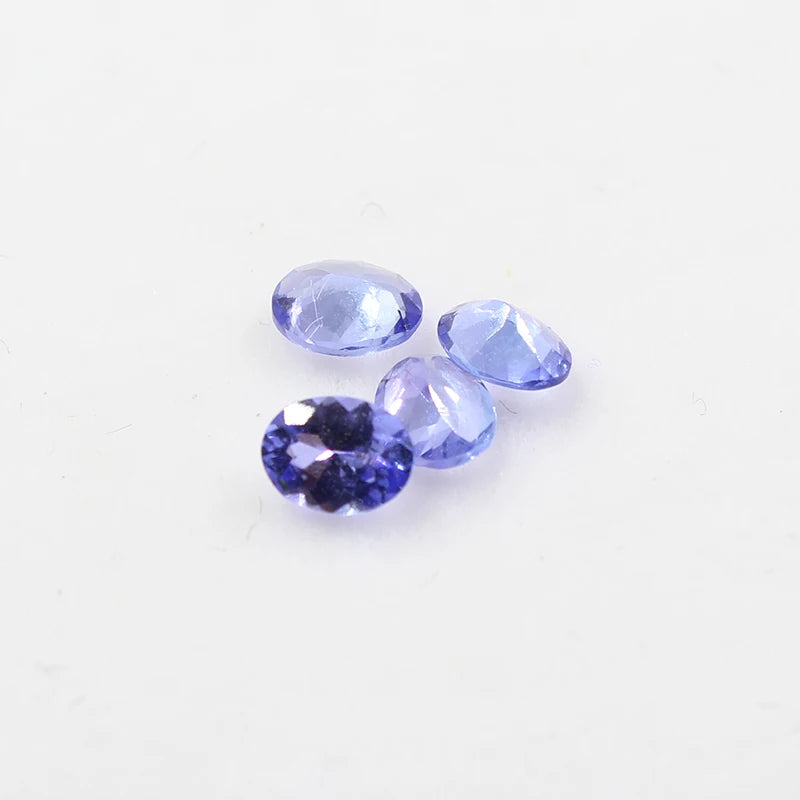 4mm * 5mm Natural Oval Cut Tanzanite Loose Gemstone Wholesale Price VVS Grade Tanzanite Gemstone for Jewelry Shop