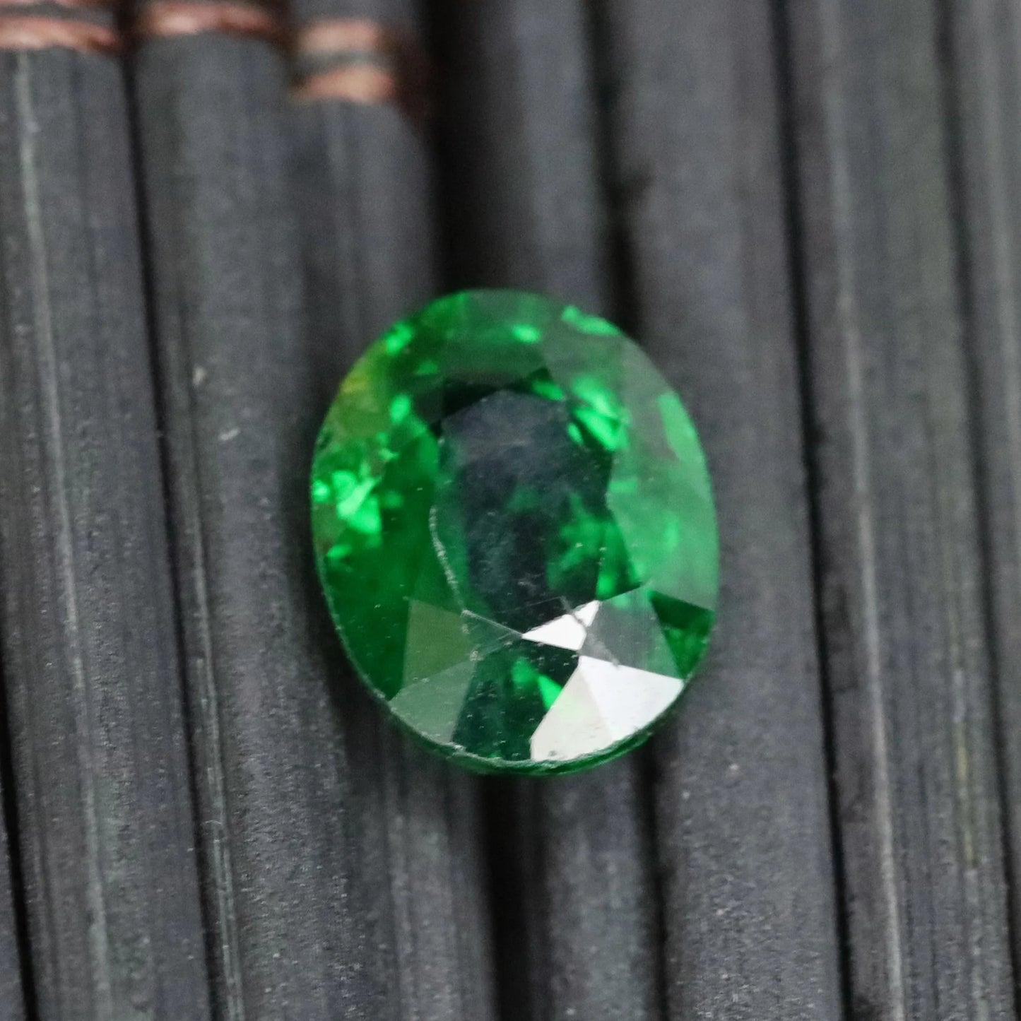 Gemstone 1.60ct Tsavorite Garnet Oval 7.93X6.23X3.98mm Private Custom Ring Pendant Earring Main Stone Natural Untreated