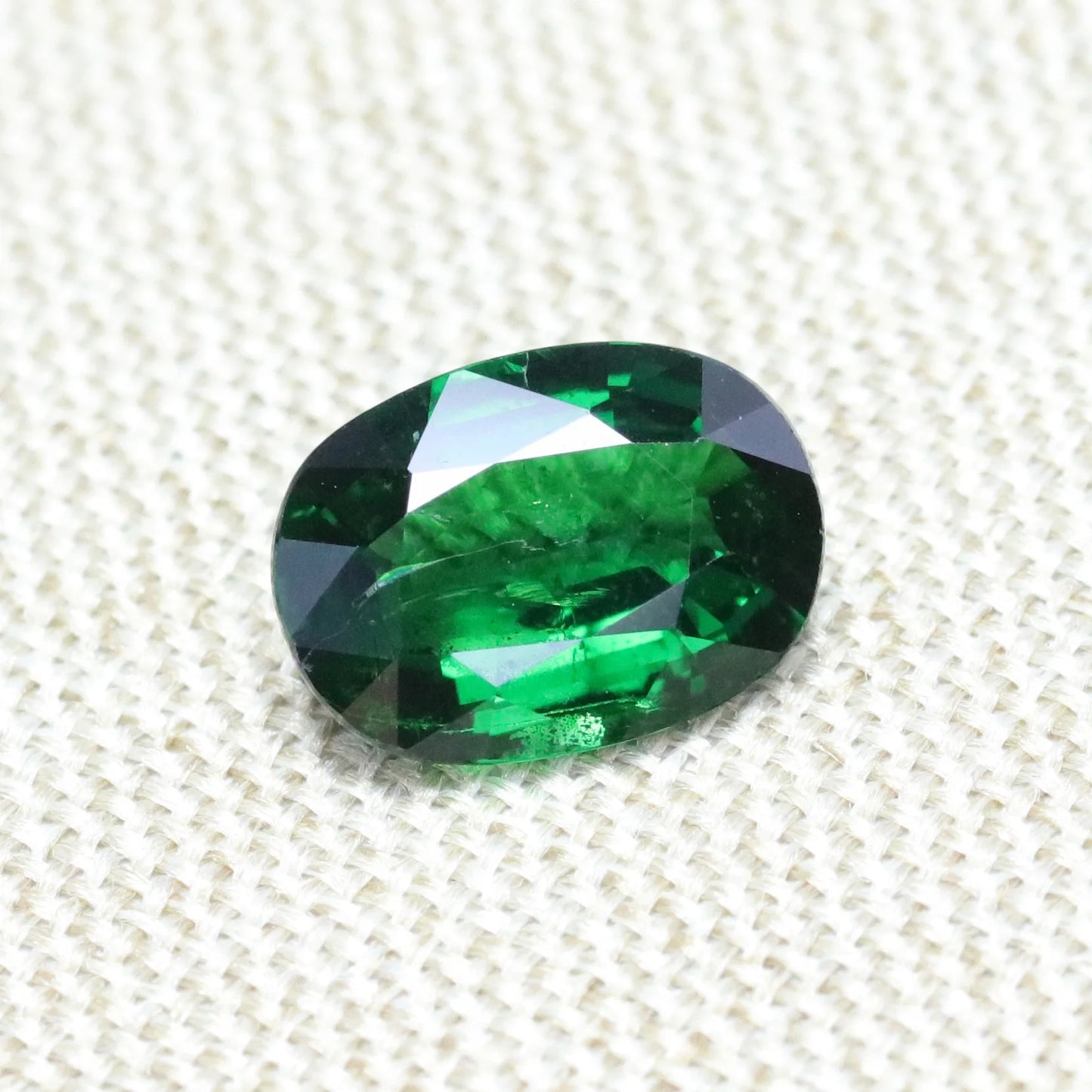 Gemstone 2.50ct Tsavorite Garnet Oval 10.19X7.37X3.91mm Private Custom Ring Pendant Earring Main Stone Natural Untreated