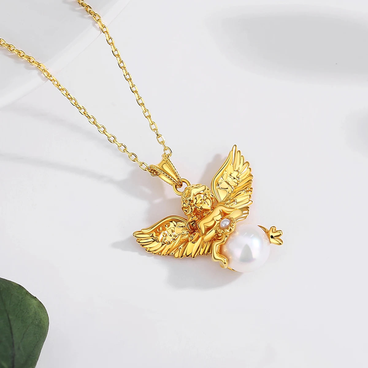100% Real AU750 18K Gold Necklace Women 8.5MM Natural Pearl Pendant With Certificate Waterproof Fine Jewelry For Gift Prensent