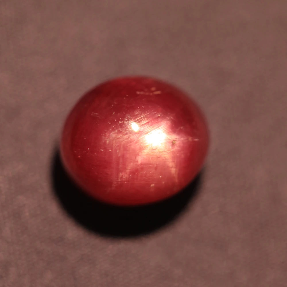 Gemstone Natural Ruby Star Ruby 7ct Pendant Ring Pigeon Ruby blood Custom Stone Oval Cabochon Smooth Polished Surface Egg Shape