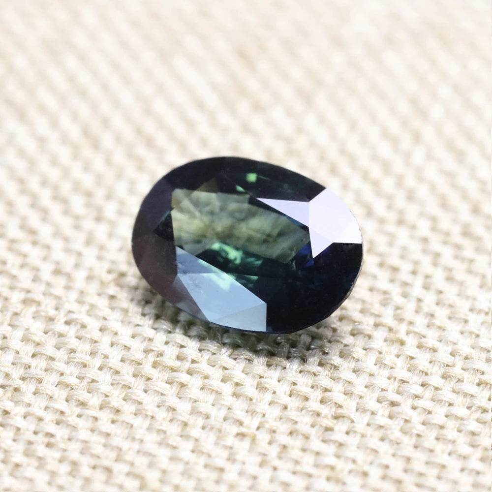 Gemstone 1.70ct Sapphire Oval 6.19X8.57X3.58mm Private Customized Ring Pendant Earring Main Stone Natural Untreated