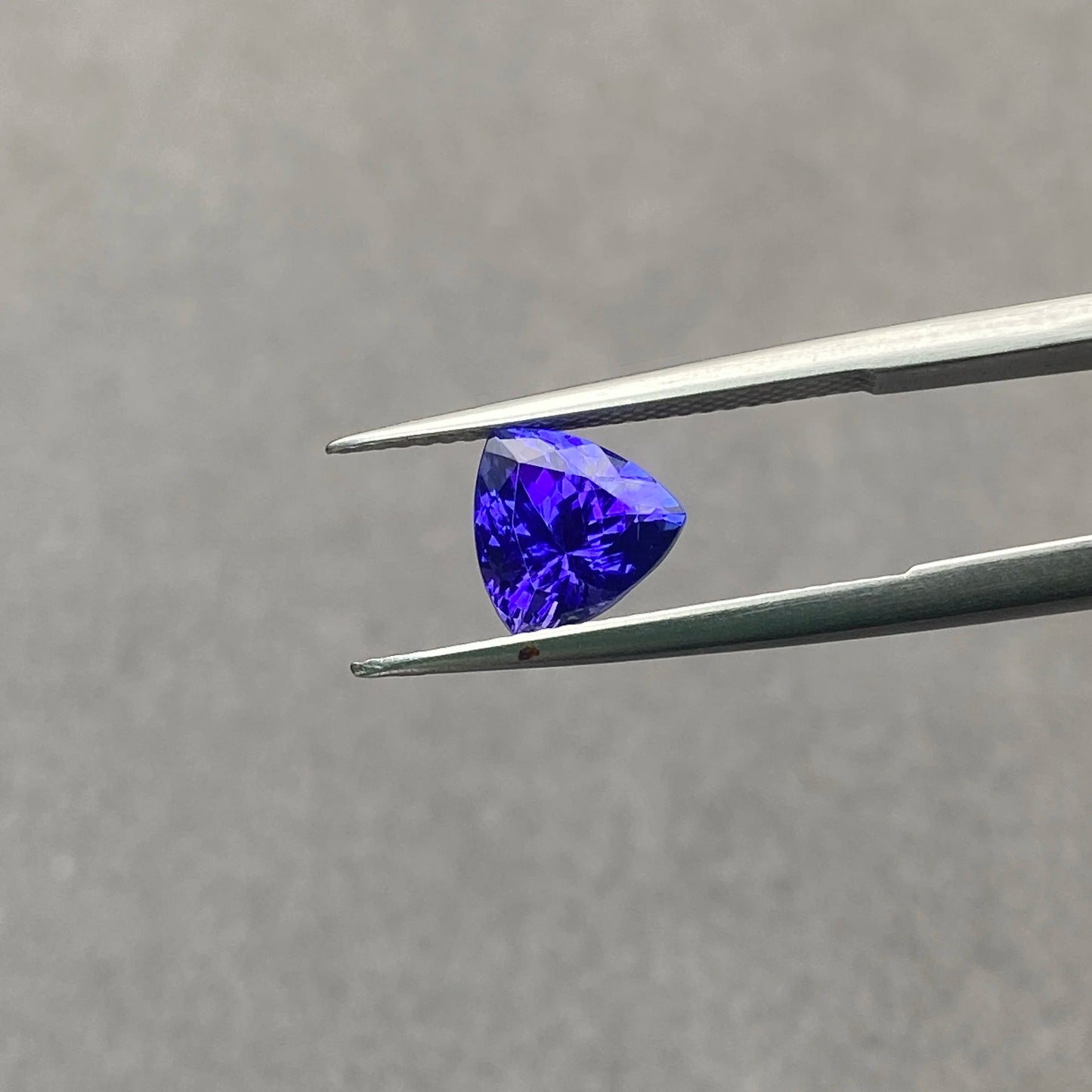 Natural Tanzanite Vivid Blue Triangle Brilliant Cut 2.11ct  VVS Loose Gemstone Customize