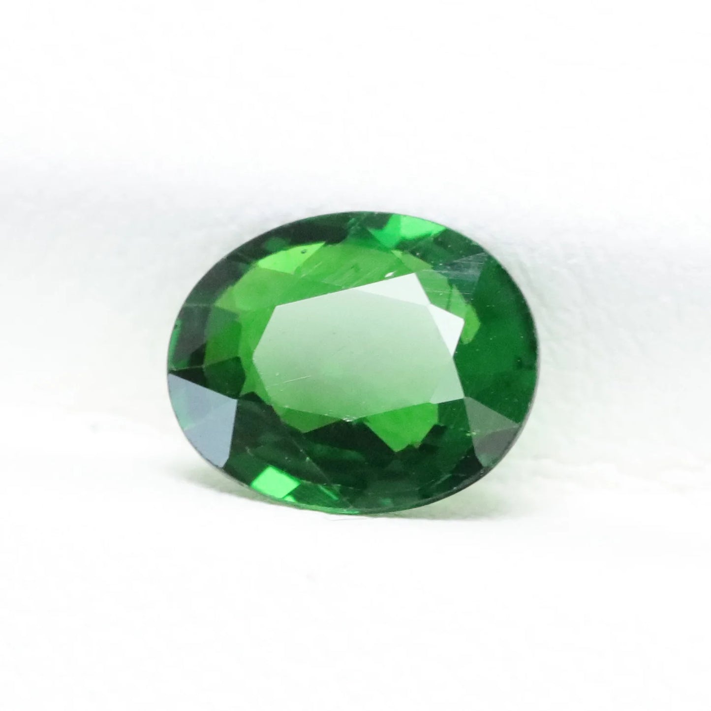 Gemstone 1.3ct Tsavorite Garnet Oval8.15X6.80X2.92mm Private Custom Ring Pendant Earring Main Stone Natural Untreated