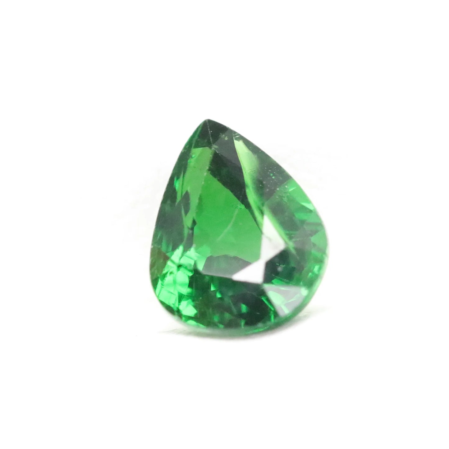 Gemstone1.6ctTsavorite Garnet Water drop shape8.46X6.48X4.16mm Private Custom Ring Pendant Earring Main Stone Natural Untreated