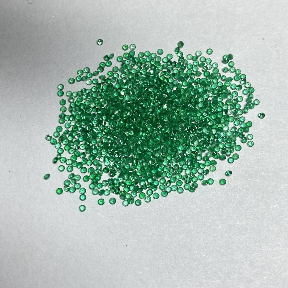 Meisidian Semi Precious Stone A Quality 0.8-1.5mm Original Pakistan 100% Natural Emerald Pirce Per Carat