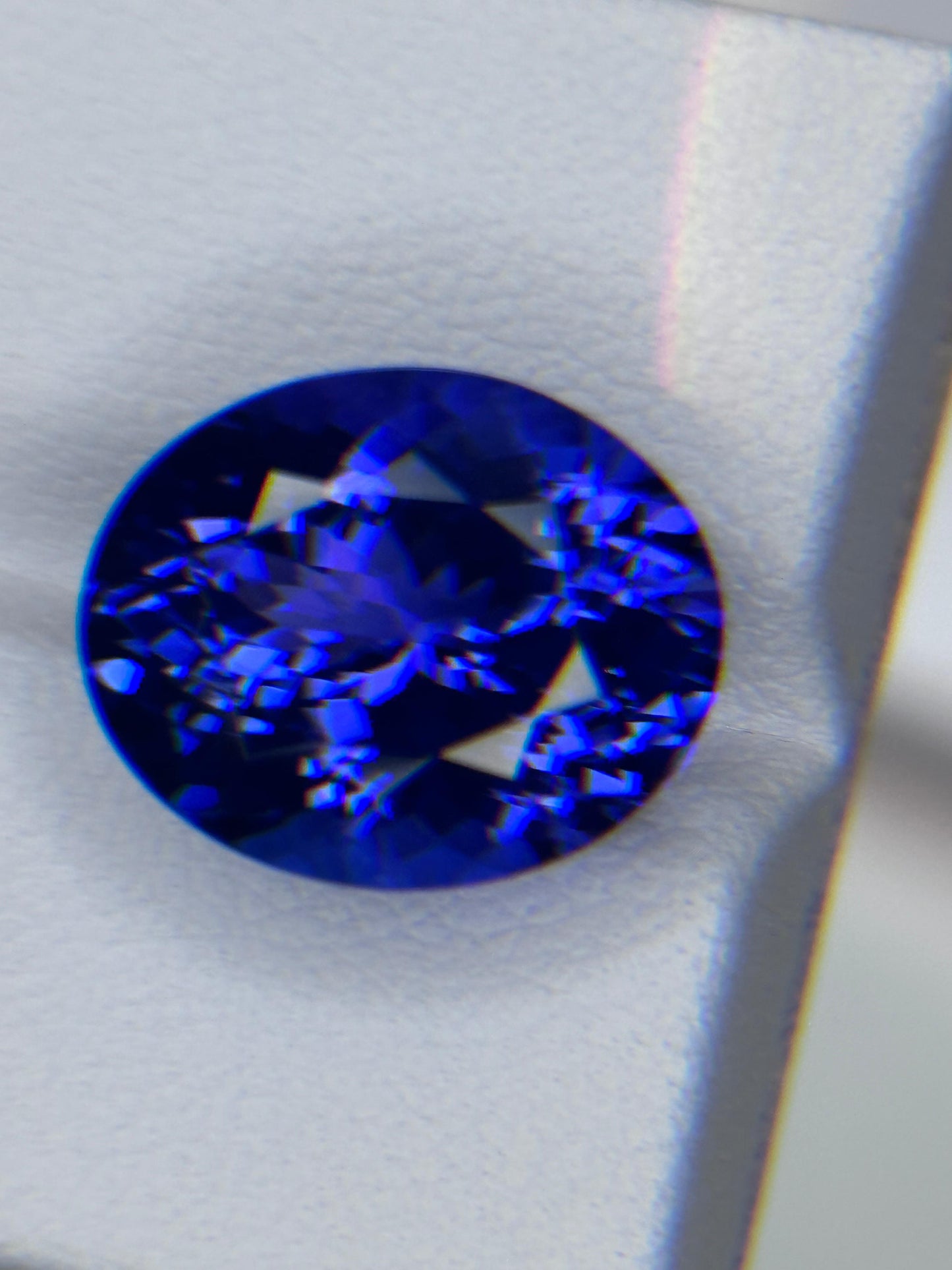 Natural Tanzanite Vivid Blue Oval Shape Brilliant Cut 9.0ct VVS Loose Gemstone Customize