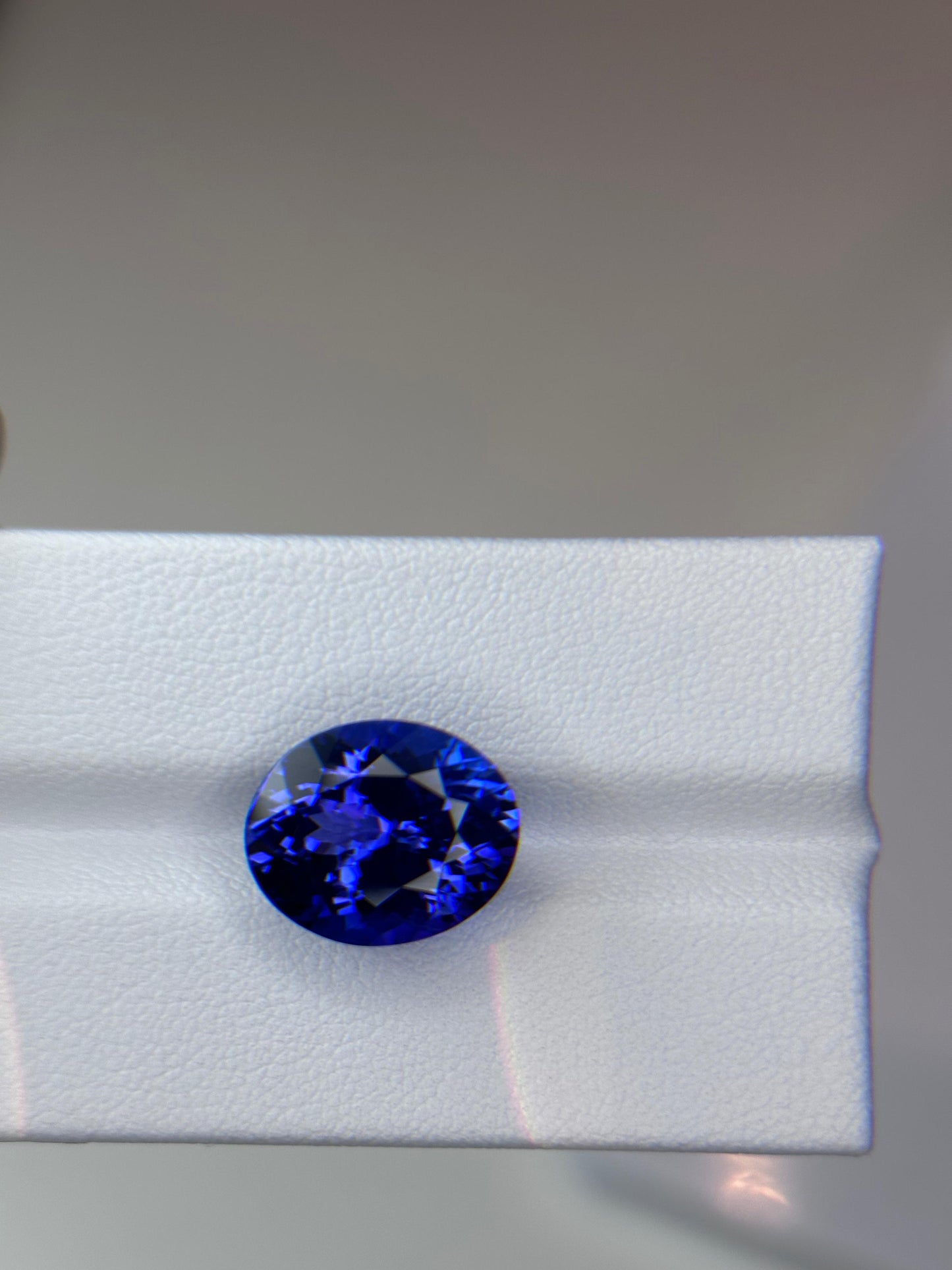 Natural Tanzanite Vivid Blue Oval Shape Brilliant Cut 9.0ct VVS Loose Gemstone Customize